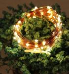 Outdoor Solid Tube 100 LED Christmas String Multi Color House And Yard Use