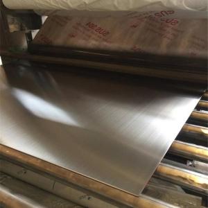 China 310S Cold Rolled Stainless Steel Sheet 4x8 Hairline Finish 18 Gauge SS Sheet factory