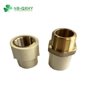 Round Head Code Male Brass CPVC Adapter for Irrigation Anti-UV 1/2 prime prime