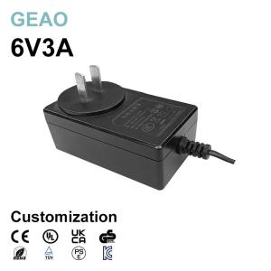 China 6V 3A AC Power Adapter For Vacuum Cleaner Depilator Monitor Projector Laptop factory
