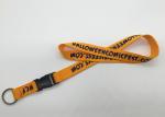 Professional 2.0 CM Wide Silk-screen Printing Lanyards with any logo
