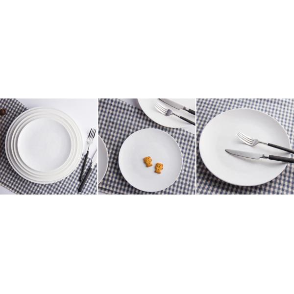 Round Sublimation 10" Ceramic Dinner Plates