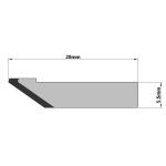 50mm 8mm Tungsten Carbide Cutting Blade Heat Treatment Crop Cutter
