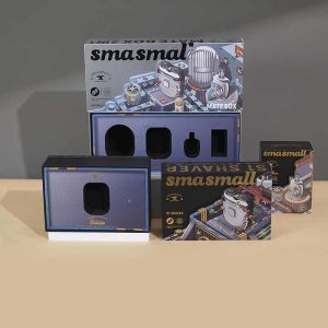 Premium Design Recyclable Paper Custom Electronics Gift Box with Hang Bag