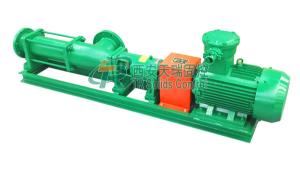 China 22KW Oil Sludge Dewatering System Screw Type Pump , Drilling Fluids Screw Pump factory