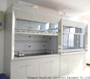 China Low Noise Floor Mounted Fume Hood 1.2/1.5/1.8m Acid Resistant Countertops factory