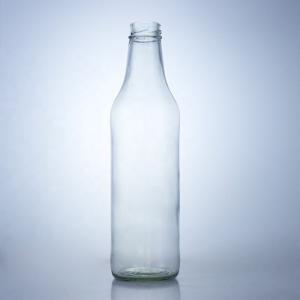China Clear Whisky Vodka Glass Bottle Unique 650ml Special-Shaped with Screw Top Finish factory