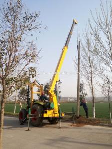 China New model hydraulic excavator auger drill post hole digger for tree planting factory