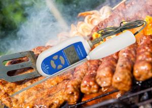 China Waterproof Fast Read Digital Thermometer High Temperature Alarm For Food Processing factory