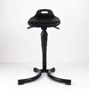 China Static-free PU Foam Sit Stand Stool X-model Fixed Foot Lab Stool factory