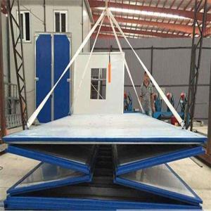 China waterproof assembled 20ft foldable container eps sandwich panel house for labour camp factory
