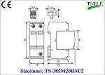 75v - 440v Single Phase Surge Arrester , 20kA Class 2 Voltage Surge Arrester