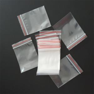 China Customized Zip Top Plastic Bags , Ziplockk Packing Bags High Durability factory