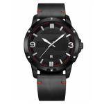 Sports Leather Alloy Quartz Wrist Watch Athleisure Belt Luminous Watch
