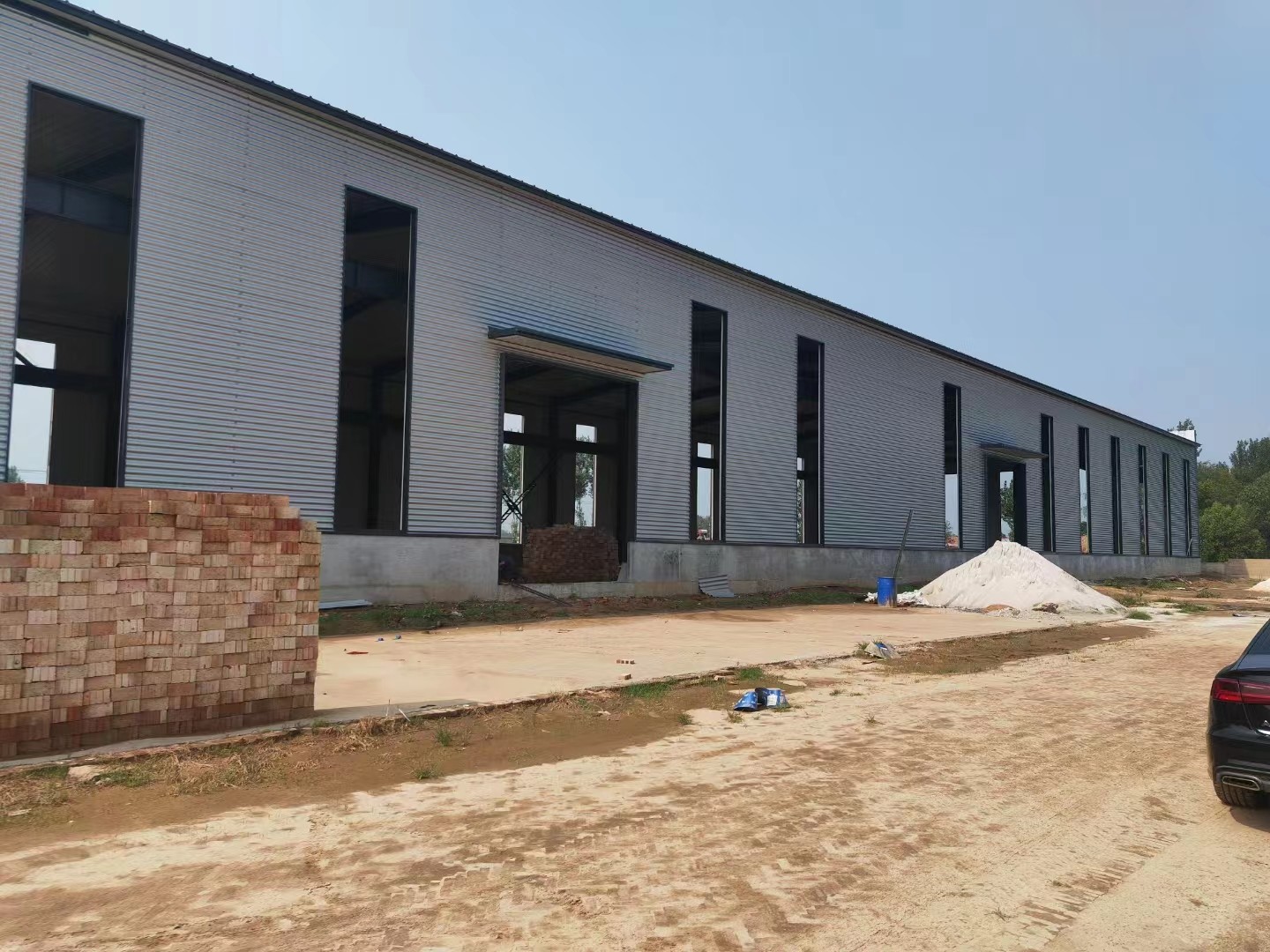 Aluminum Alloy Window Waterproof Workshop Steel Building Customized Size