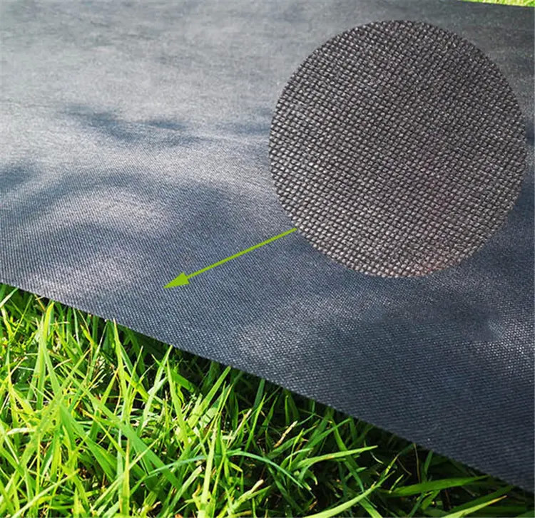 Practical Weed Control Membrane 60gsm , Biodegradable PP Woven Ground Cover