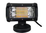 72 Watt 5 Inch LED Strobe Light Bar / Amber And White Strobe Light Bar