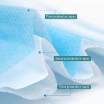Protective Non-Woven Earloop Disposable Surgical Medical Face Mask with 3 Ply