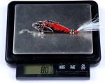 4 Colors 5CM/8g 8# Feather Hook full Swimming Layer Hard Bait VIB Fishing Lure