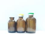 Amber Molded Glass Vial Injection Serum Glass Vials For Antibiotics USP Type II