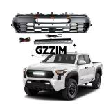 Toyota Tacoma 2024 ABS Mesh Front Grille With Light Bar Black Car Grille Front