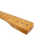 Electric Tiger Flame Telecaster Color Maple Abalone Dots 42MM Yellow 25.67