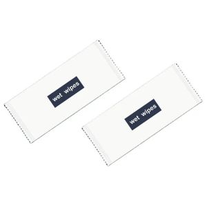 Custom Logo Wipe Clean Paper Individually Wrapped 20x18cm Unscented