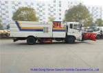 Multifunction Street Washing Truck With Hydraulic Scissor Manlift / Shovel