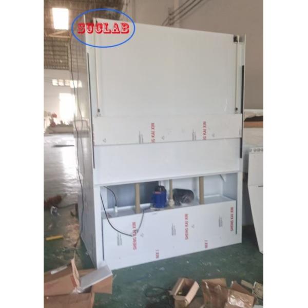 China Customized Made Fume Hood with Scrubber Tank Makers Wall Mounted Efficiency factory