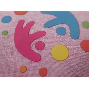 Cartoon Pattern Heat Transfer Clothing Labels , Custom Screen Printing Patches