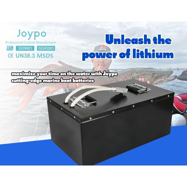 Fishing Boat 50Ah 36V Lithium Marine Battery For Trolling Motor Waterproof