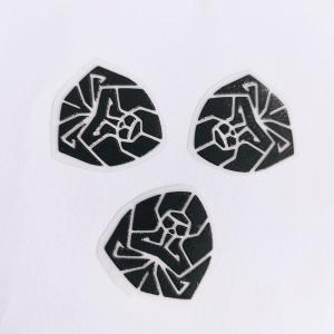 China 3D Effect Garment Silicone Heat Transfer Label Animal Black Color factory