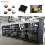 Square 2mm 380V Thickness Egg Cake Box Making Machine Low Energy Consumption