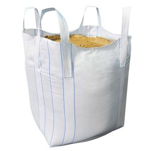 1 Ton Mesh PP FIBC Jumbo Bag Poly FIBC Big Bag Firewood Net Log Bags With