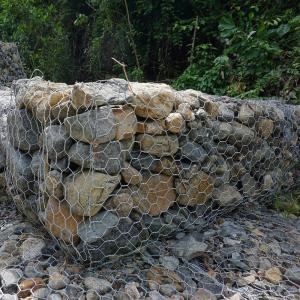China Hexagonal Gabion Wall River Bank Reinforcement Anti Corrosion Steel Mesh CE ISO factory