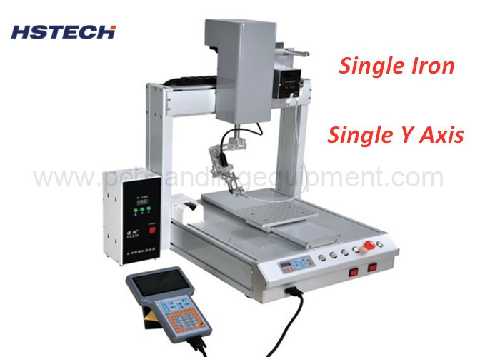 4 Axis Automatic Soldering Machine X/Y/Z/R Rotation Manual Programming High Precision