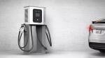 Commercial DC Fast EV Charger 40kW With CCS-2 CHAdeMO Dual Connectors