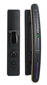China Luxury High Quality Digital Door Viewer Camera Biometric Fingerprint Smart Door Lock Smartphone Tuya Wifi App For Homes factory