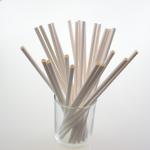 150 Pack Paper Sucker Giant Bamboo Baby Blue Wedding Paper Straws