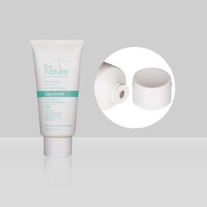 China 140g/5oz Empty Custom Cosmetic Tubes D45mm Squeeze Plastic Cleansing Tube With Flip Cap factory