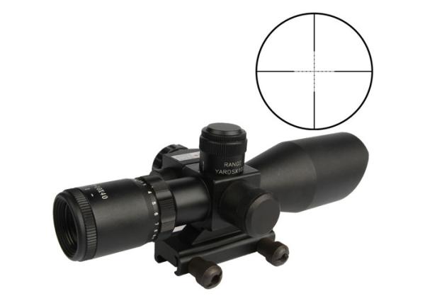 Red Laser Budget Scopes For Long Range Shooting , 20mm Mount Long Distance