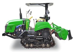 China Rice Field Mini Crawler Tractor With Pto , Electronic Starter 2780*1480*2250mm factory