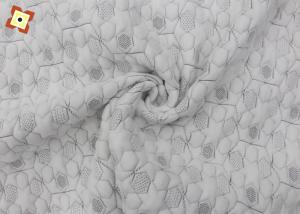 China Air Layer Elastic Mattress Quilting Fabric Jacquard Grey Bamboo Fiber Mattress Pillow Fabric factory