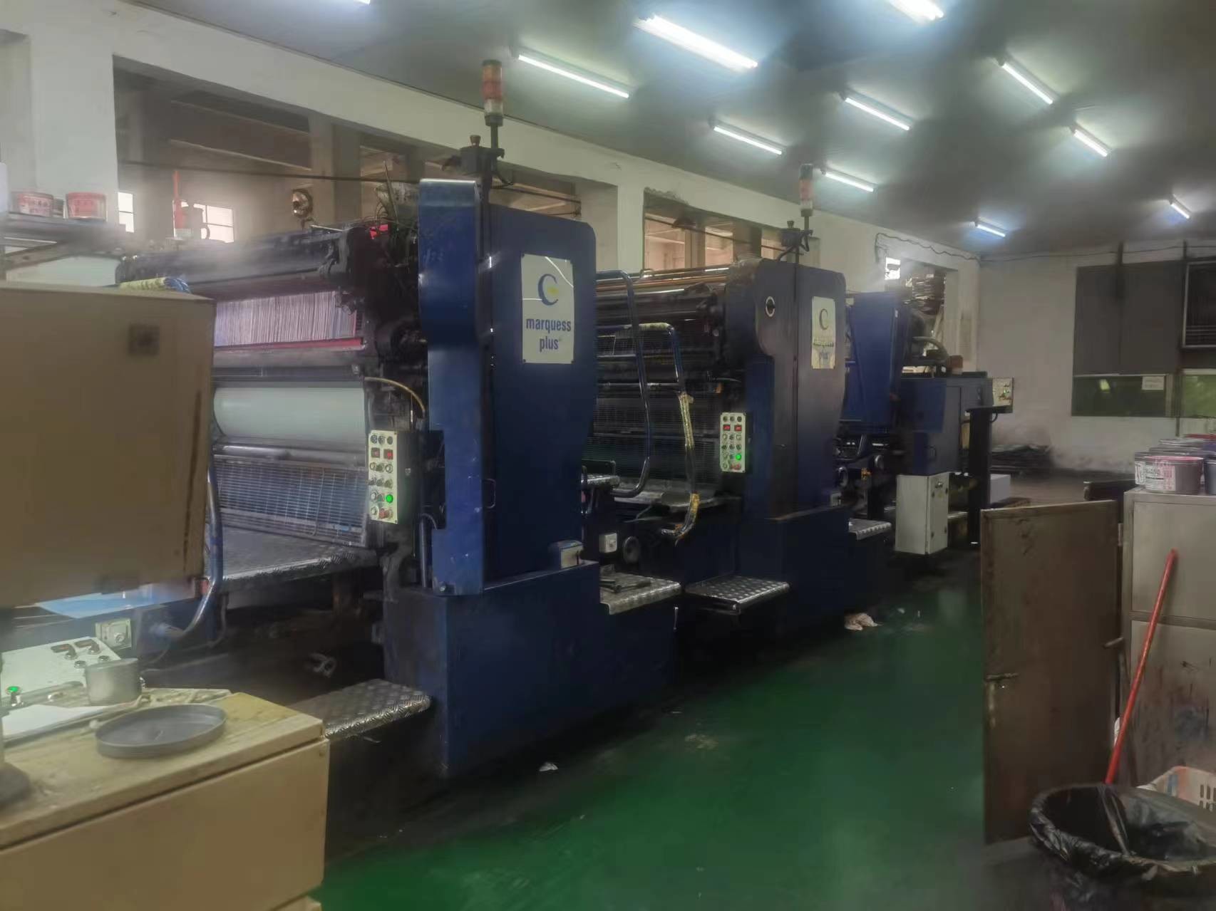 45 Inch 2 Colors Crabtree Tinplate Sheet Printing Machine Made in 2012