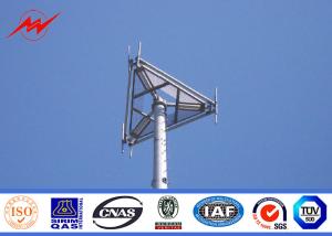 China Customized Round 100 FT Communication Distribution Monopole Cell Tower factory