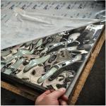 Silver Mirror Polished Water Ripple Stainless Steel Sheet For Interior