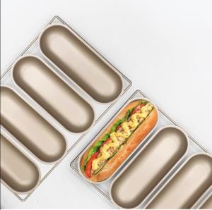 China Customized 7 - Inch Carbon Steel Cake Pan Hot Dog Mold factory