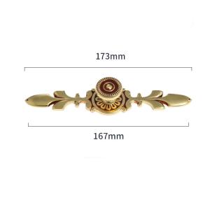 China Classic Vintage Brass Cabinet Pull Handles Metal Style Cabinet Brass Handles Knobs factory