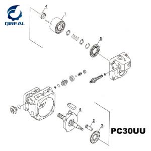 China PC30UU EXCAVATOR MAIN PUMP PARTS factory