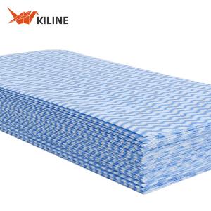 China Color Coded Wipers Heavy Duty Reusable Kitchen Towel Roll For Multitask Cleaning factory